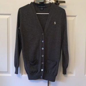 Ralph Lauren Gray Cardigan